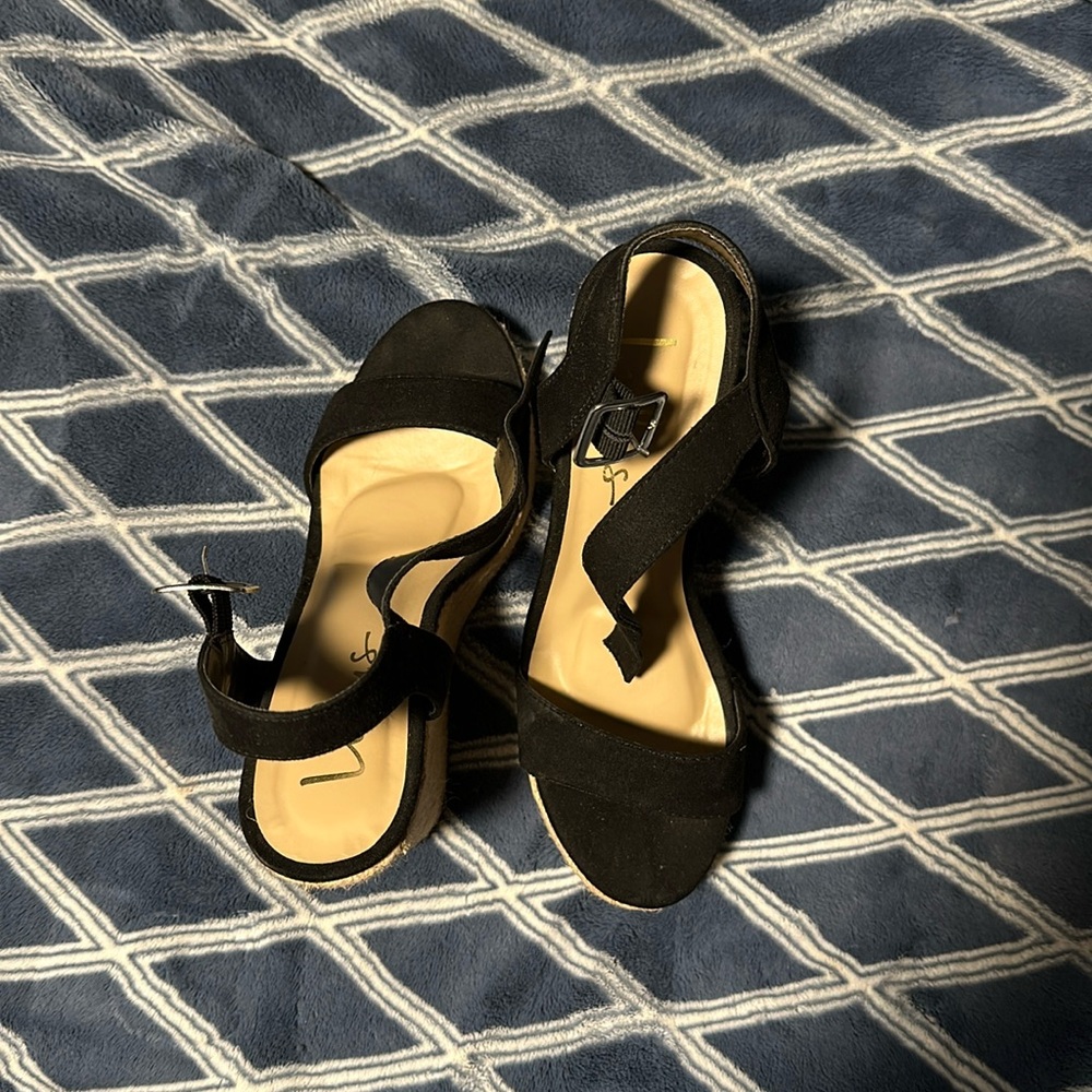 Platform wedge sandals